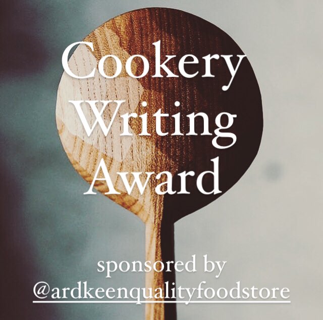 irish_writing's tweet photo. Congratulations to all the finalists in our Cookery Writing Award sponsored by @ArdkeenQFS - 
@kevindundon, 
@lillyhiggins,
@colmogorman,
Michelle Darmody of @irishexaminer,
@kaigalway and 
@edwardhayden 🏆
This category is kindly judged by @TrishDeseine and @esterelle 🇮🇪🇫🇷🥂🍴 https://t.co/FvKbqyLlEy
