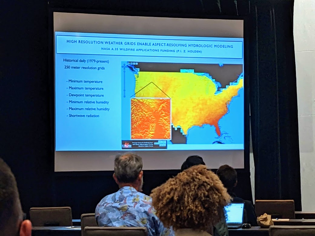 BzGEO's tweet photo. Next up, for all of our π₯ #RemoteSensing friends out there, Dr. Solomon Dobrowski of @UMontana is presenting at the @NASAEarth #BEF (#NASABEF) meeting on a decision support system for post-#fire #forest π² restoration. π§
https://t.co/NWKkrCL0jc https://t.co/2otYBUSpMY