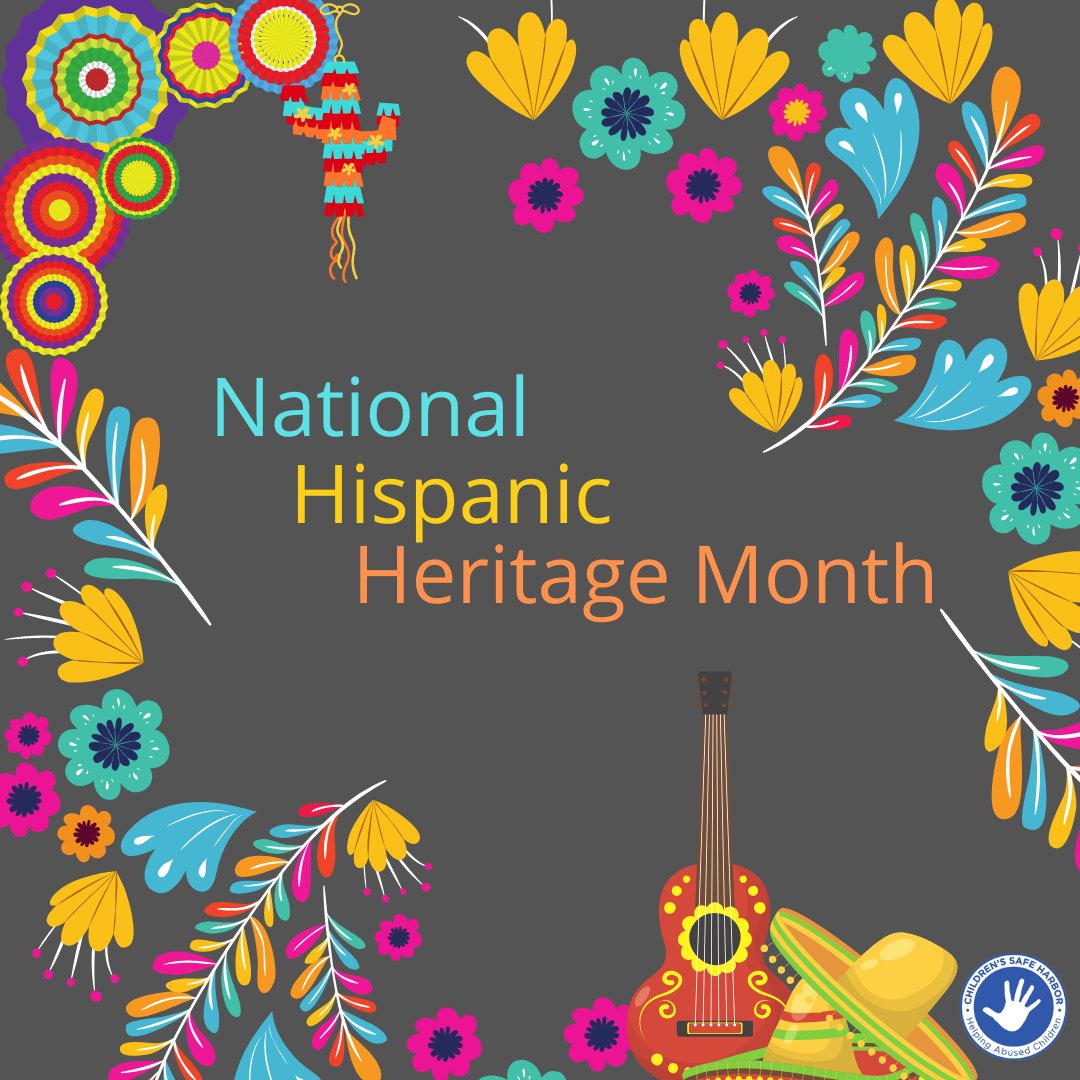 childrens_safe's tweet photo. National Hispanic Heritage Month is a time to recognize and celebrate the many contributions, diverse cultures, and extensive histories of the American Latino community.  https://t.co/Z224mJkLFv https://t.co/MQXlu1YDEx