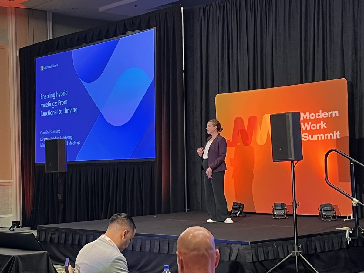 tdalbright's tweet image. From Big Stage to Q&amp;amp;A with @Microsoft at #modernworksummit2022