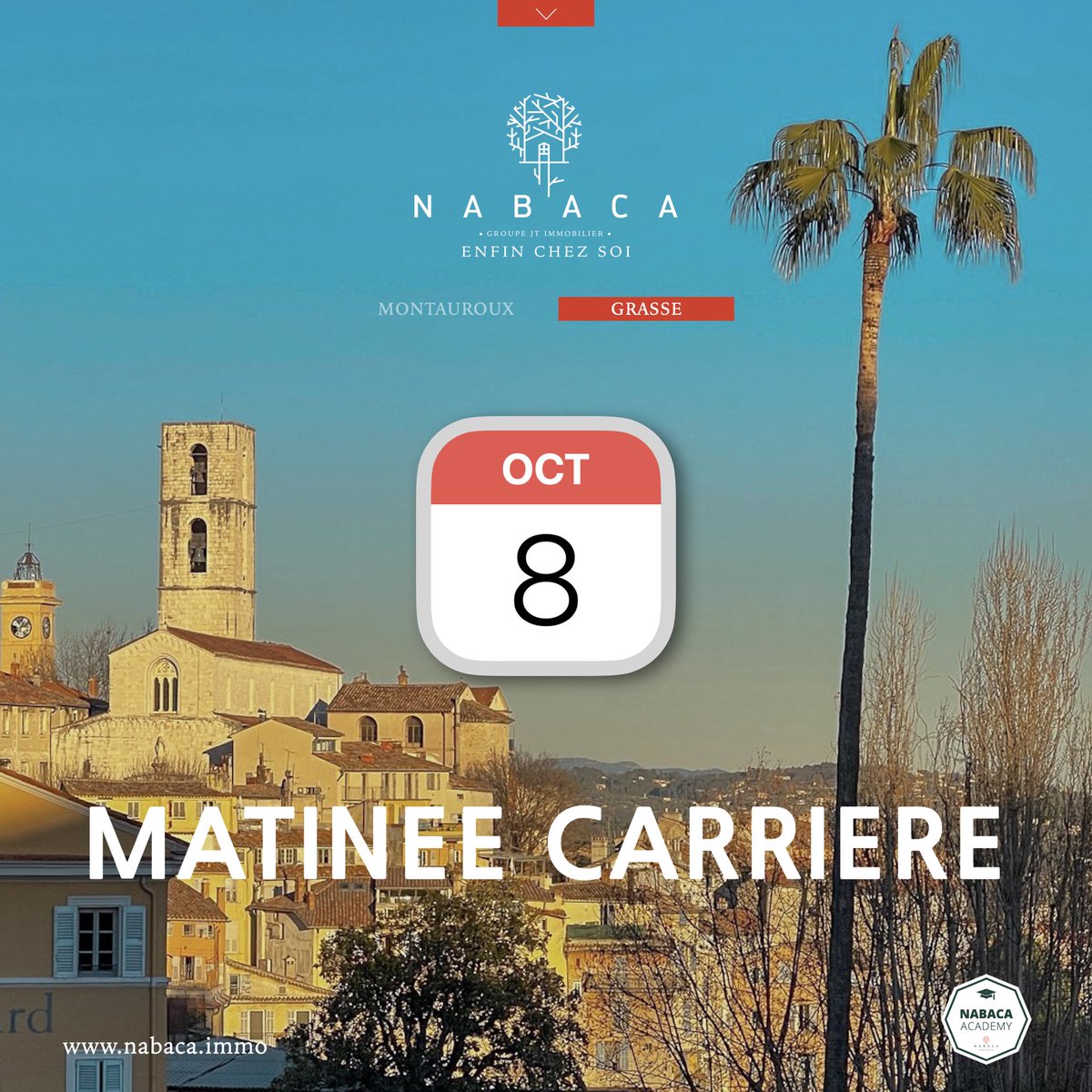 NabacaImmo's tweet photo. ❓Tu as des questions sur le métier de conseiller(ère) en immobilier, et sur... 
    🌳 notre marque
    😃 notre équipe
    🚀 nos projets
    🎓 notre formation
    💶 la rémunération

🫵 Viens comme tu es, on t'expliquera tout avec plaisir 😉

https://t.co/wkIMQlHefj https://t.co/M7JkSE5gH1