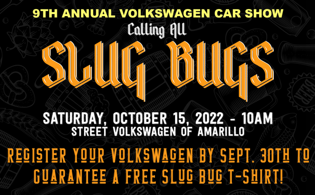 VWstreet's tweet photo. Slug Bug is right around the corner @ Street Volkswagen! Please Register soon to guarantee your FREE T-shirt! - https://t.co/TUgY8hyrvN https://t.co/3SYr6IDIT5