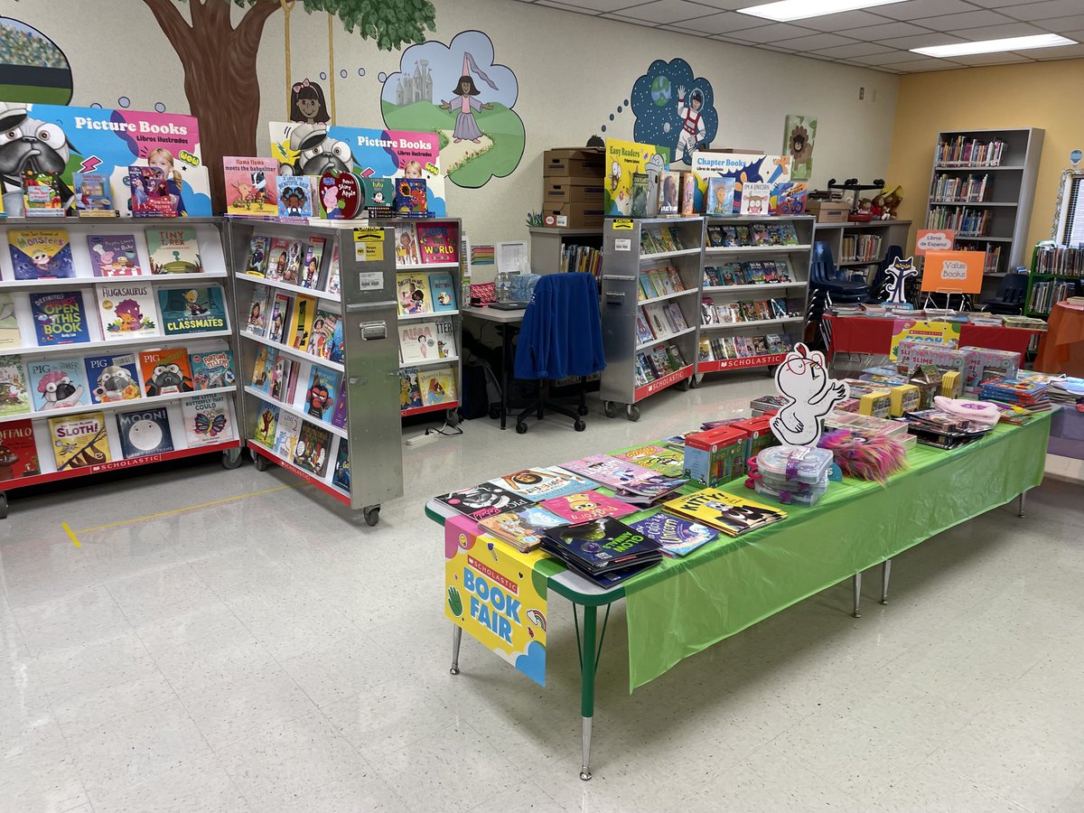 VinesPrimaryLMC's tweet photo. We can't wait to see you at the Book Fair tonight!!π
ππ€ The books are waiting!! @deSantiago_AISD
#ReadersAreLeaders #WeGrowGraduates #AldineConnected #ScholasticBookFairs https://t.co/T65yaX9QKE
