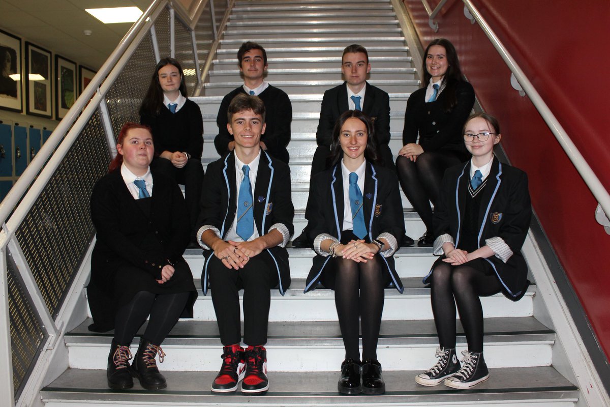 Introducing our Senior Pupil Leadership Team.  Our new Head Captains are Kerry and Ryan.

Together with the Depute Captains the team will play an important role in the school by representing all students with their views on changes & improvements to school life.
#pupilleadership