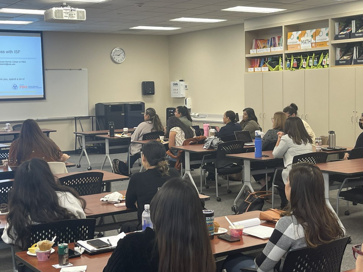 gfry_fry's tweet photo. Today at MCOE:  Interconnected Systems Framework (ISF) with Susan Barrett “Mental Health in schools is a team sport” @MCOE_EdServices @nunrbr_nunez @TaraRaeCrampton https://t.co/GoaVtcR5RA