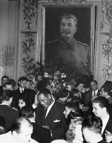 Paul Robeson at Soviet Embassy in Washington DC, 1950.