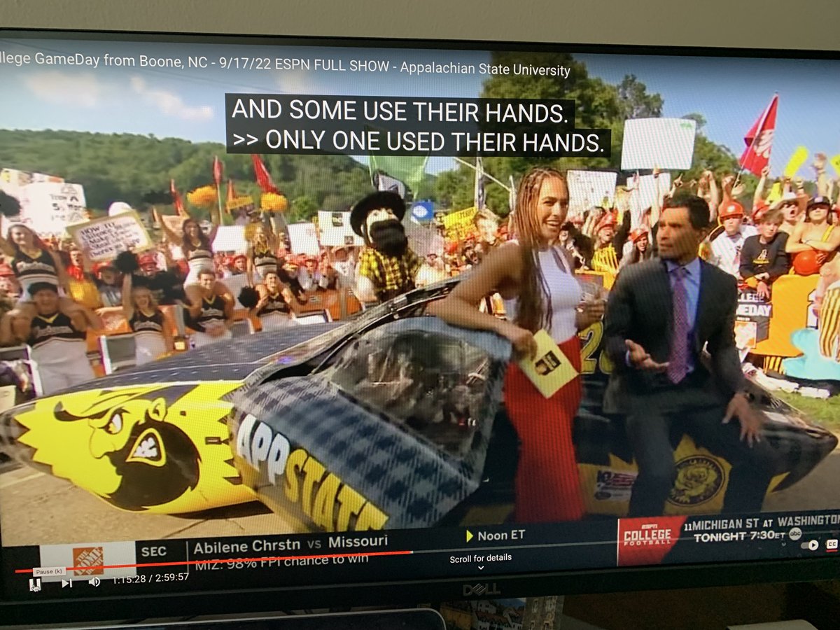 sustain Appalachian (@sustainapp) on Twitter photo Did anyone see our solar car on <a href="/CollegeGameDay/">College GameDay</a> ? We sure did and her name is ROSE! @AppstateSVT <a href="/AppAlumni/">Appalachian Alumni</a> <a href="/jess_sims/">jess sims</a> <a href="/davidpollack47/">David Pollack</a> <a href="/lukecombs/">Luke Combs 🎤</a> Did anyone see our solar car on <a href="/CollegeGameDay/">College GameDay</a> ? We sure did and her name is ROSE! @AppstateSVT <a href="/AppAlumni/">Appalachian Alumni</a> <a href="/jess_sims/">jess sims</a> <a href="/davidpollack47/">David Pollack</a> <a href="/lukecombs/">Luke Combs 🎤</a>