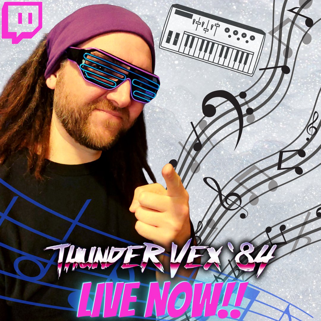 ThunderVex84's tweet photo. LIVE NOW on #Twitch for #Requests! #LunchLurk #LunchBunch Jam Time!
https://t.co/hn9weR6eLH
#costream #costreamers https://t.co/c9JefhuW9Z