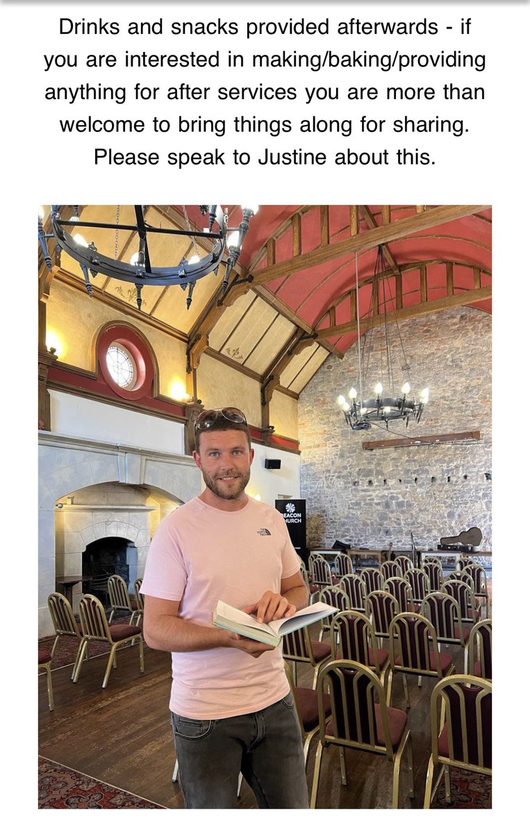 BeaconCowbridge's tweet photo. Our Pastor Chris Bullock would love to connect with you. Please get in touch if you’d like to know more info on how you can be involved! 🙏🏻 #cowbridge #cowbridgechurch #beaconchurch https://t.co/ArIUb21oJO