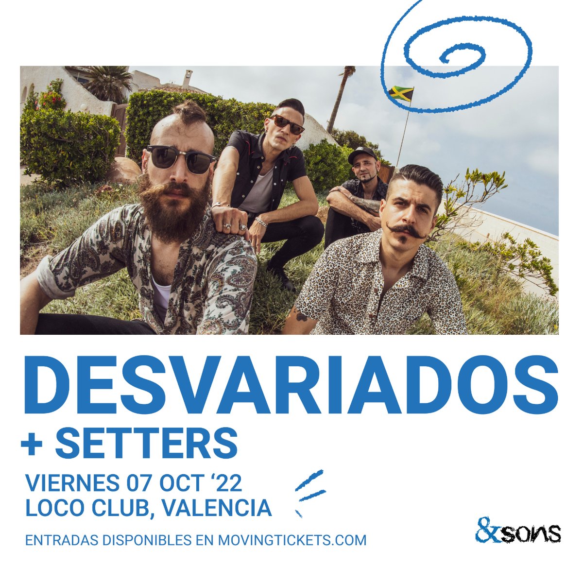 <a href="/Desvariados/">Desvariados</a>  y Setters el 7 de octubre en Loco Club
🕘 Apertura de puertas a las 21h
🎟 Entradas disponibles en movingtickets.com/Entradas-Desva…