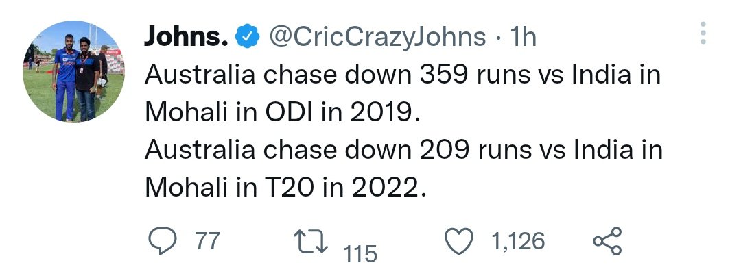 Sayan66557807's tweet photo. @ashispraharaj4 Chill bro T20 nahi ODI mai khaya hai Kohli k captaincy mai.

It's just a game. Aaj nahi jeete kal jeet lenge. So stop doing this Kohli vs Rohit vs Dhoni. https://t.co/gOkajVBJ1d