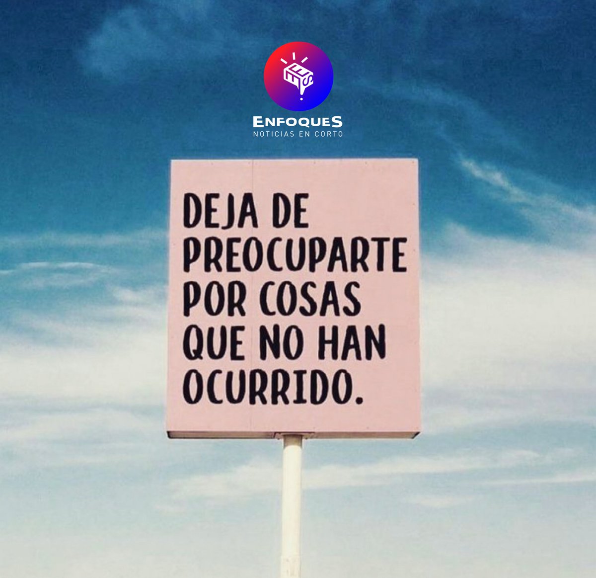 EnfoquesEnCorto's tweet photo. Las 5 de la mañana☀️… “Deja de #preocuparte por cosas que no han #ocurrido” únete al #clubdelas5am excelte inicio de jornada 🙌🏻😀 https://t.co/jVXqjmRCBy
