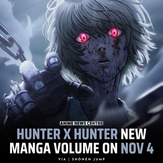 AllyssaBoMa's tweet photo. NEWS: "Hunter × Hunter" Volume 37 by Yoshihiro Togashi will be released on Nov 4, 2022 in Japan!
The last manga volume came 4 years ago.
#hxh #newvolume #shonenjump https://t.co/oHeun0s8gK