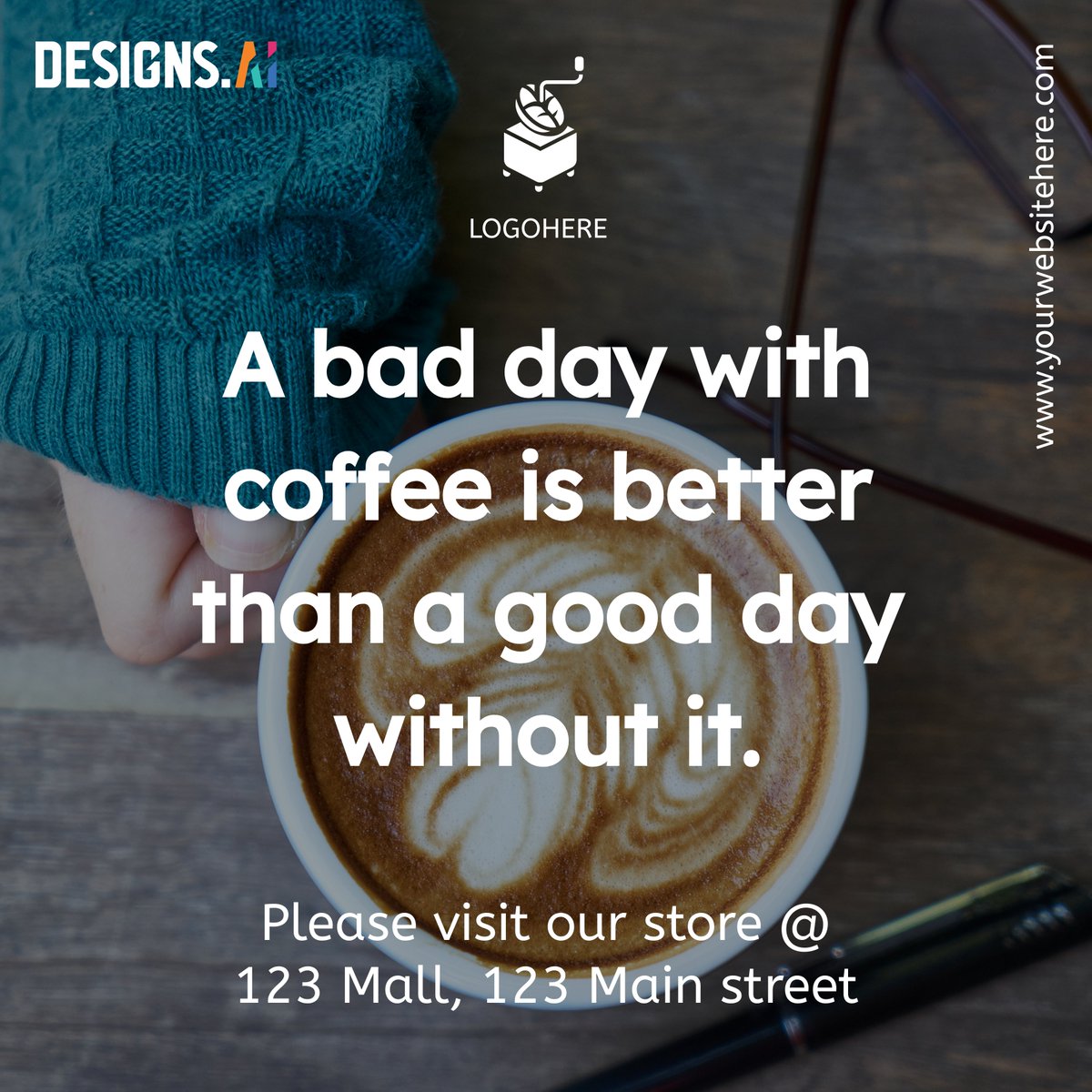 DesignsdotAI's tweet photo. Do you agree? βοΈ Share your favorite type of coffee in the comments β¬οΈ
For more quote templates, check out our Designmaker https://t.co/9s51KXXGFG β¨
Image from 123RF
#designsai #designmaker #templates #freegraphics #freeillustrations #coffee #quoteoftheday #quotesdaily https://t.co/3wTSMabi4m