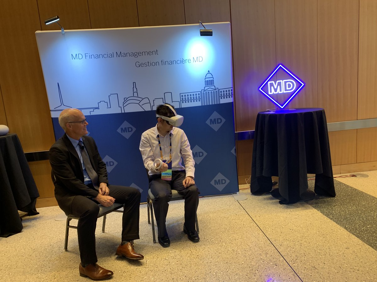 plan_well_guide's tweet photo. Dr. Daren Heyland shared our ICU virtual reality experience with with MD Management Financial planners at their annual advisor conference. Advisors now understand and feel the importance of working with their clients to develop their advance serious illness plans. #VR https://t.co/FEp8LeyHSe