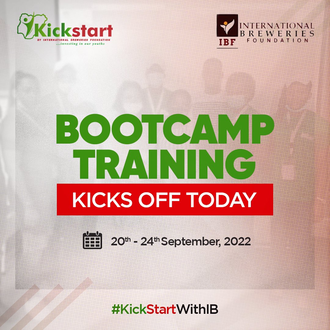 IBPlc_ng's tweet photo. We wish them well as they embark on this stage of their journey.
#KickStartWithIB
#BootcampTraining
#EntrepreneurshipEmpowerment
#NigerianYouths
#SMEDAN
#YouthEmpowerment
#CreatingOpportunities
#BuildingOurCommunities
#SocialResponsibility https://t.co/3UF45k6ZfS
