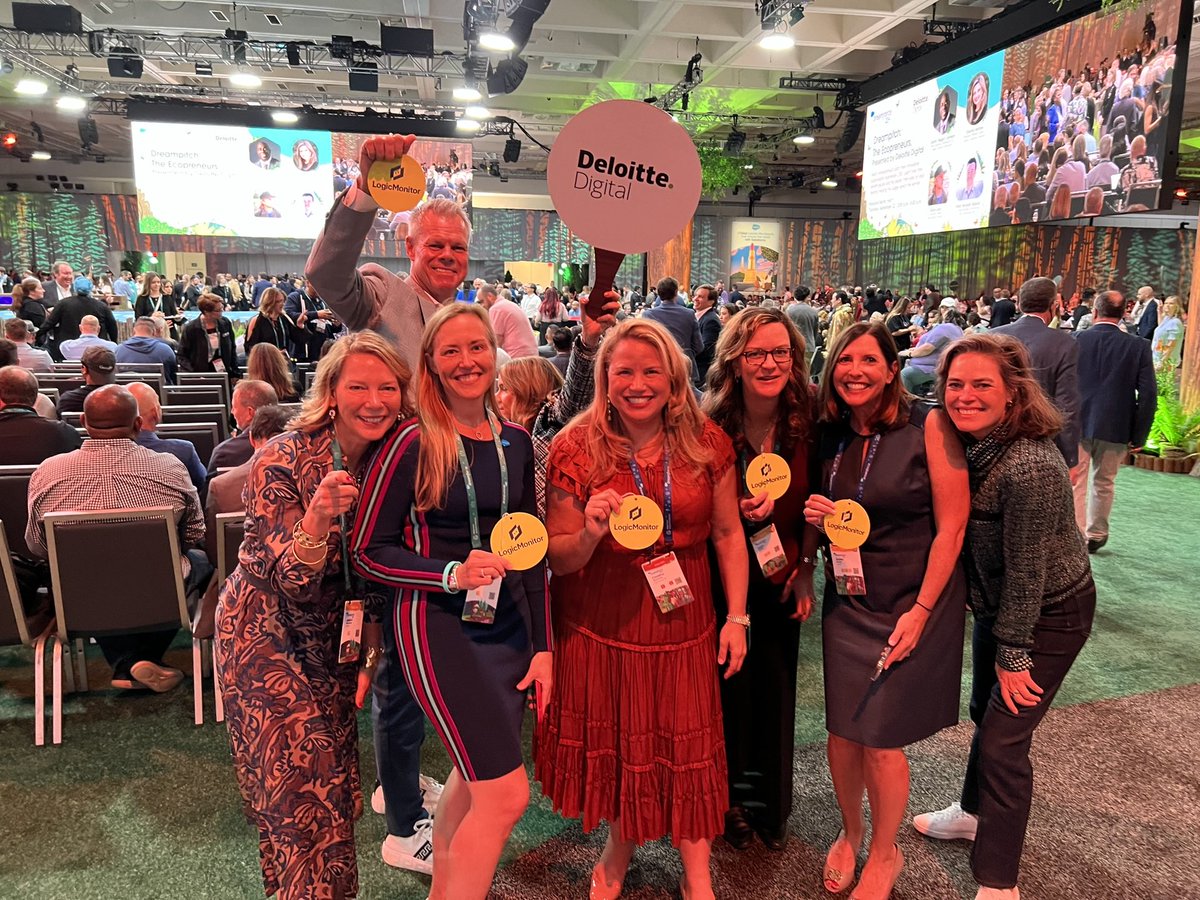 ckosmowski's tweet image. Deloitte loves ⁦@LogicMonitor⁩ #spotthedot #dreamforce #logicmonitor