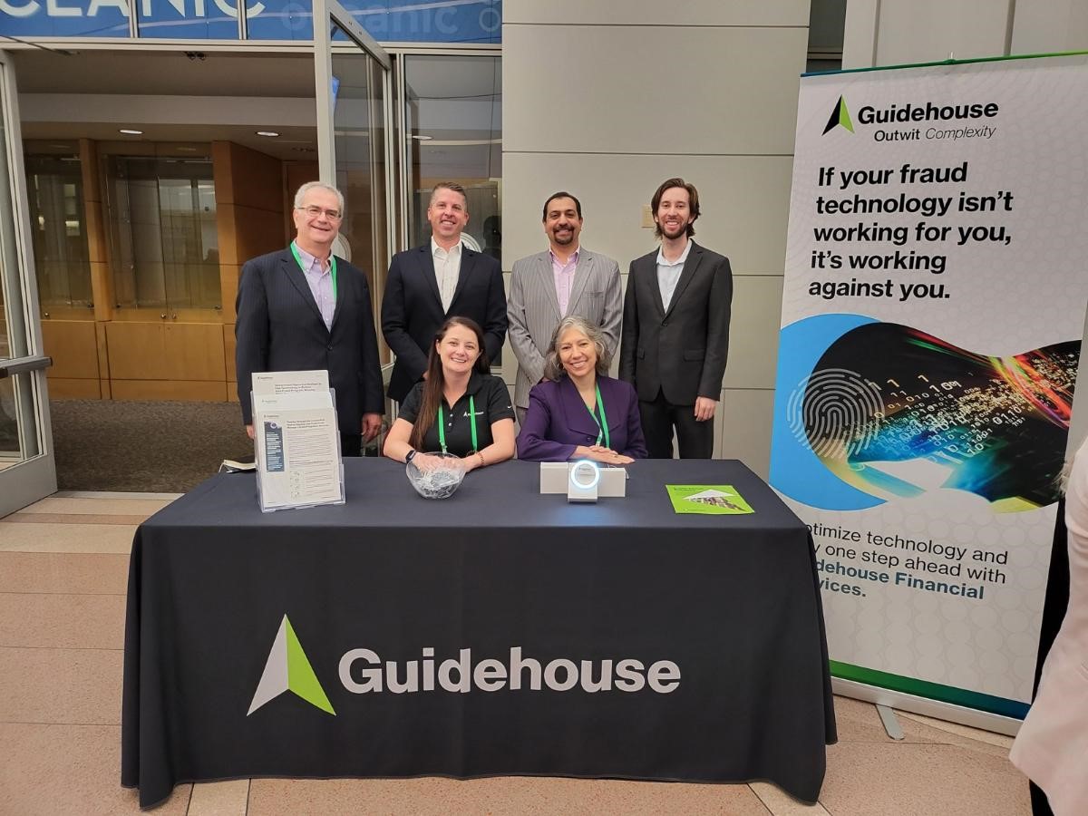 GuidehouseFSAC's tweet photo. If your #fraudtechnology isn't working for you, it's working against you. Meet our @Guidehouse experts at @AGACGFM #Fraud22 https://t.co/Nm1SIkyyjq @GuidehouseESI https://t.co/GHINDuegZB