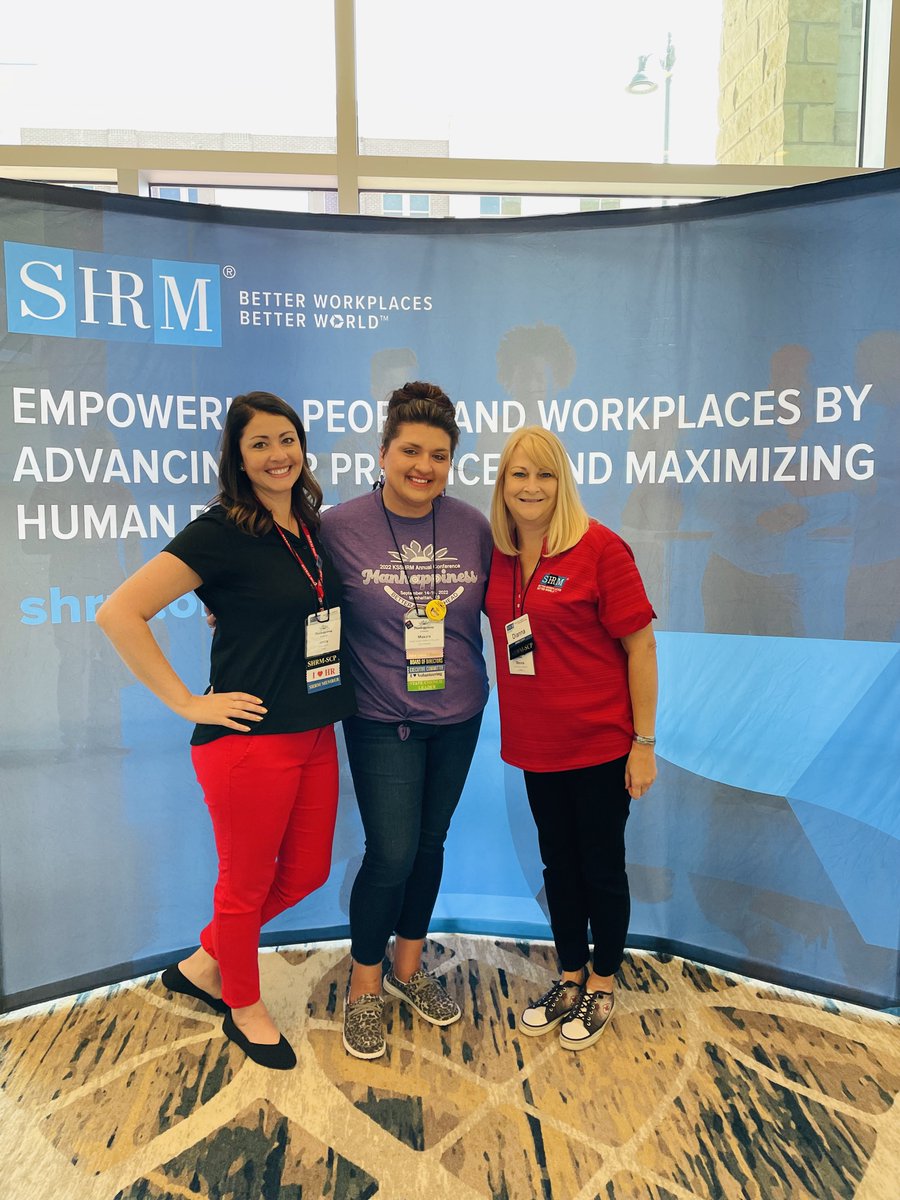 SHRM Field Services Director, Dianna Sporcic and Jenny Locanthi had the pleasure of connecting with #HR professionals at the Kansas State Council Conference, presented by <a href="/KSSHRM/">Kansas SHRM</a> in Manhattan, Kansas. The theme was, “MANHAPPINESS - Better HR Days Ahead.” #KSSHRM22 #Manhappiness