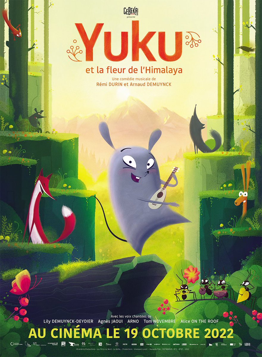 VivementLundi's tweet photo. YUKU ET LA FLEUR DE L’HIMALAYA continue sa tournée des festivals. En octobre, le film d’Arnaud Demuynck et Rémi Durin sera au programme du #FIFIB #Bordeaux dans la sélection FIFIB Jeunes #animation https://t.co/aacLIRkNRv