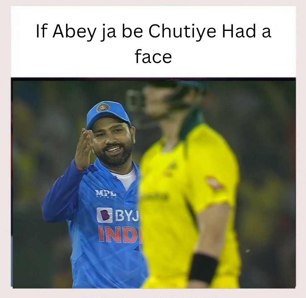 Abhiinav_22's tweet photo. 🤣🤣🤣🤣

#RohitSharma𓃵 #captaincy  #INDvsAUS #IndianCricket #bhuvi #stevesmith https://t.co/Cqu1whLVnR