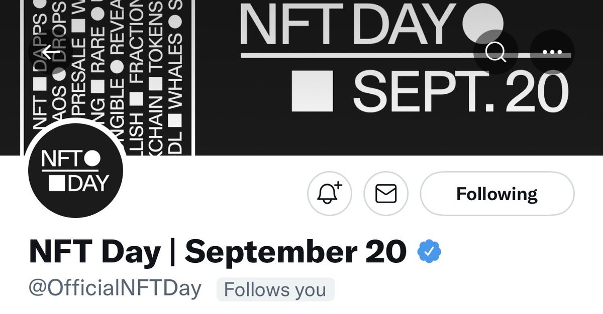 NFT Day | September 20 tweet media