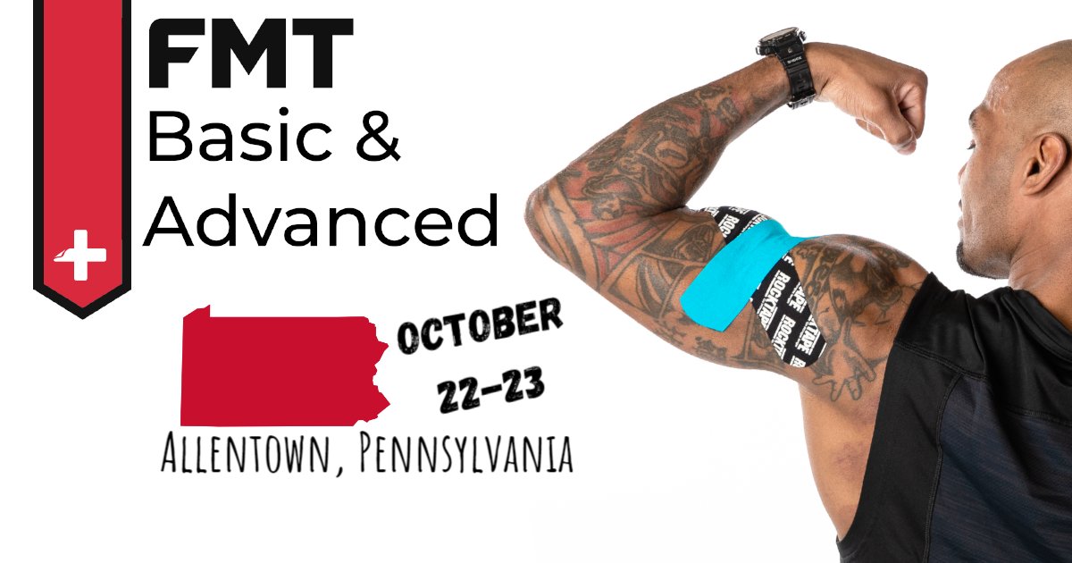 Last Call to RSVP! ☎ Get 6-12 CEUs for kinesiology taping in #Allentown! RSVP for the October course here: shop.rocktape.com/basic-advanced… #AllentownChiropractor #AllentownPhysicalTherapy #AllentownMassageTherapy #RockTape #KinesiologyTaping