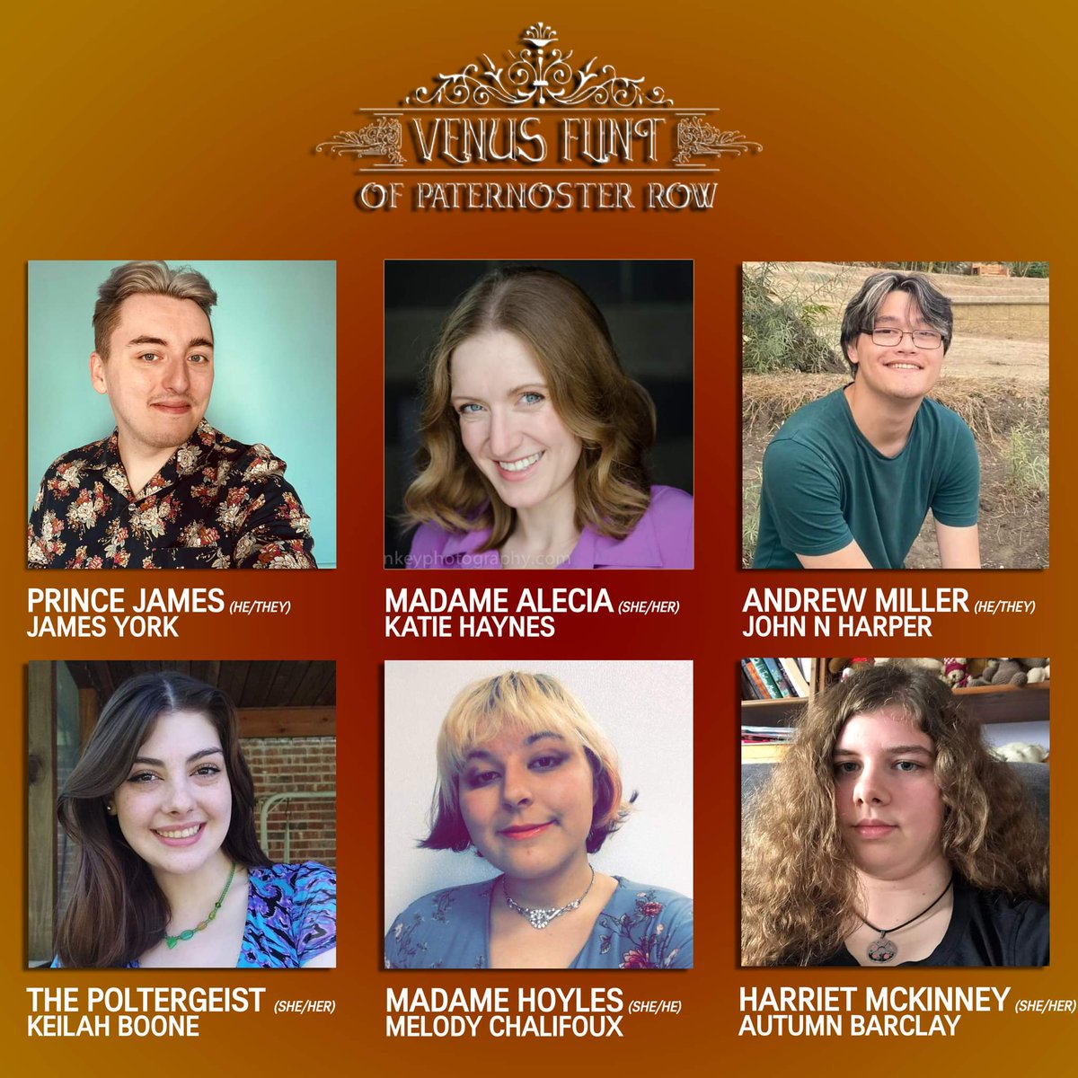 FoxholeFilms's tweet photo. CAST ANNOUNCENT!
Meet the cast of Venus Flint of Paternoster Row! https://t.co/quLkIFYY8m