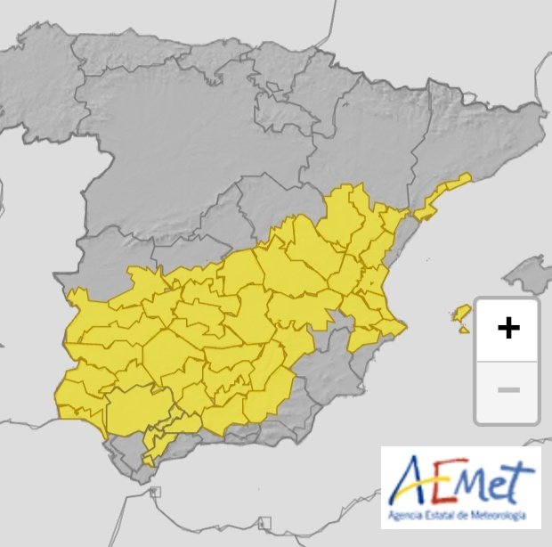 📢 ¡ATENCIÓN! Protección Civil de Casariche informa, que las lluvias entreran mañana segun la AEMET Andalucia,  activará mañana el aviso amarillo.
⛈️