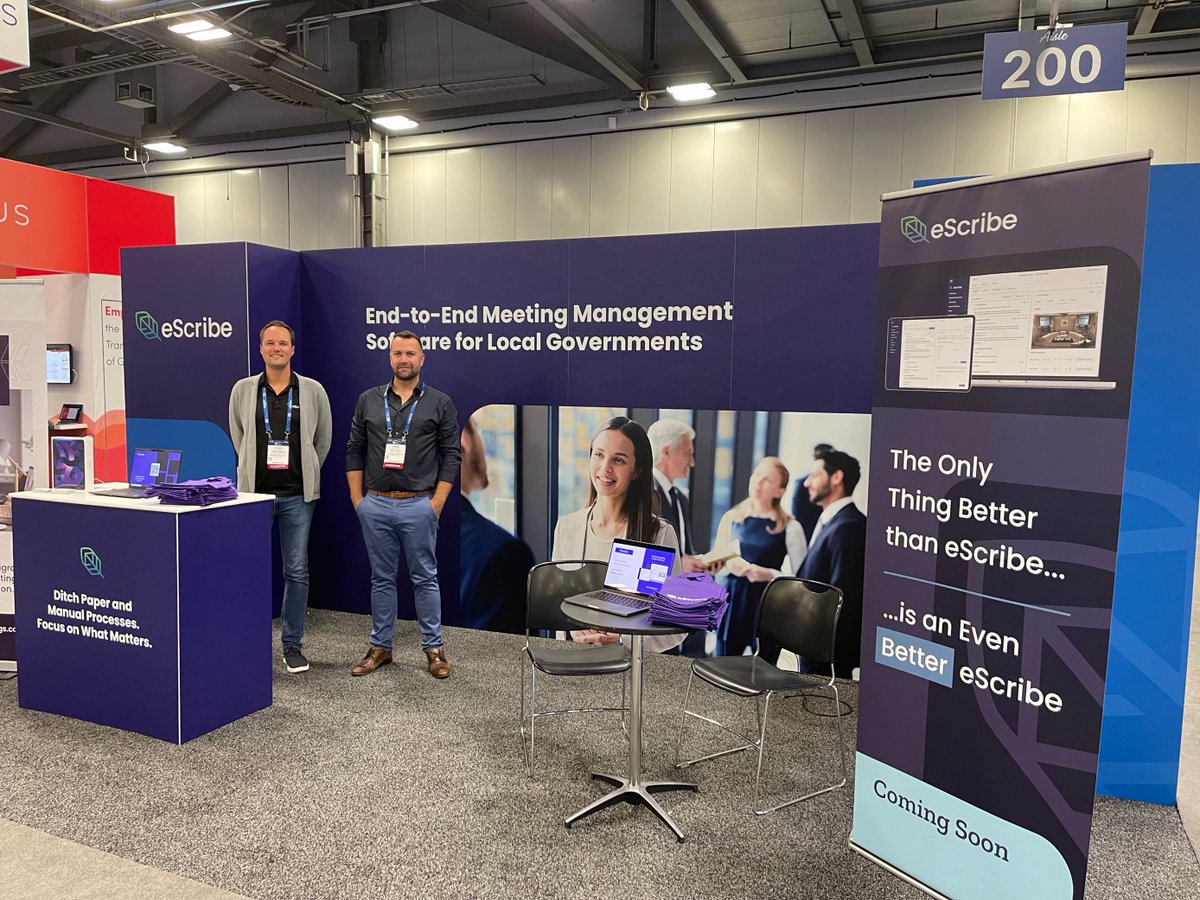 eScribe Software tweet media