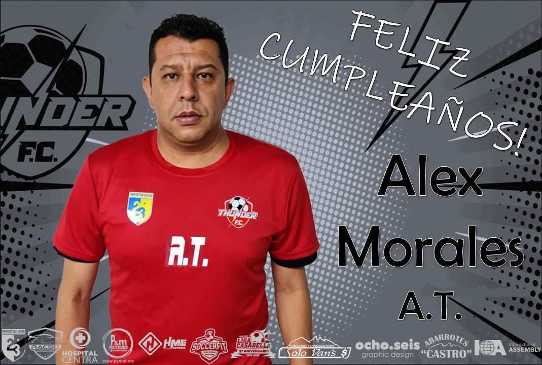 Queremos Felicitar a Alex Morales, uno de nuestros Auxiliares Técnicos, por su cumpleaños!

Muchas Felicidades Alex, Dios te Bendiga!
Fuerte Abrazo de gol!

#FeelTheThunder