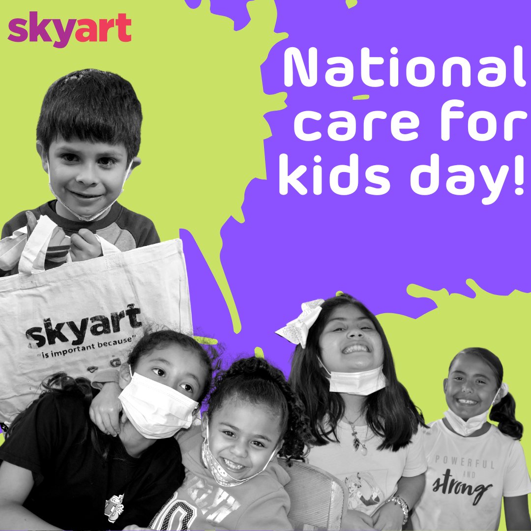 skyartnfp's tweet photo. We love our kids!! SkyART young artists bring ☀️☀️sunshine☀️☀️ to every single day. Our young artists are the heart and soul of the SkyART community! Donate at the link in bio to support these cuties! #skyartnfp #skyart #FREE #southchicago #chicago #kidsday #careforkidsday https://t.co/1R3ZQTB78x