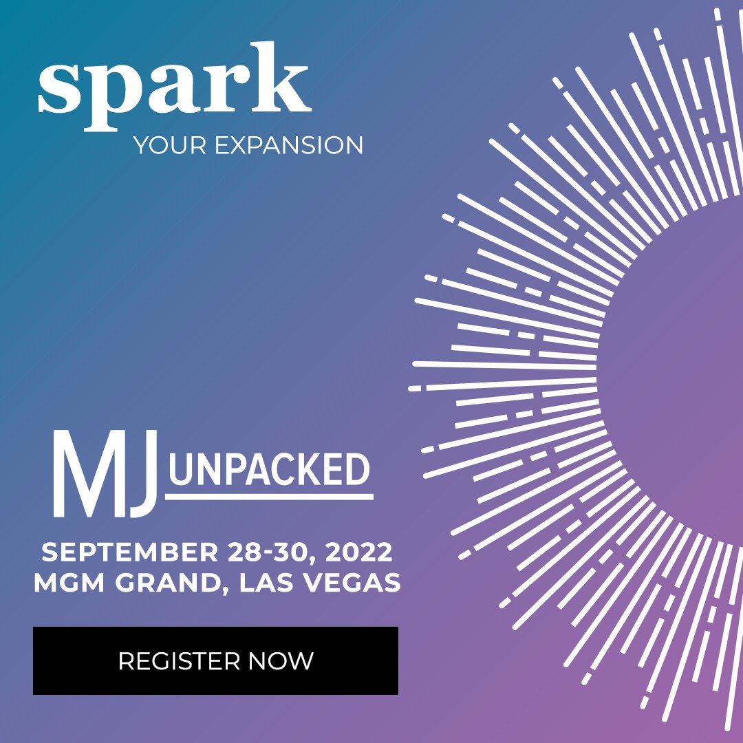 Only one week until MJ Unpacked Las Vegas! Come see us at booth 302 in the exhibitor hall! 

Spark your growth potential in the
cannabis industry at @MJUnpacked,
Sept. 28-30 in Las Vegas. Register today
and make plans to meet with our team!
mjunpacked.com