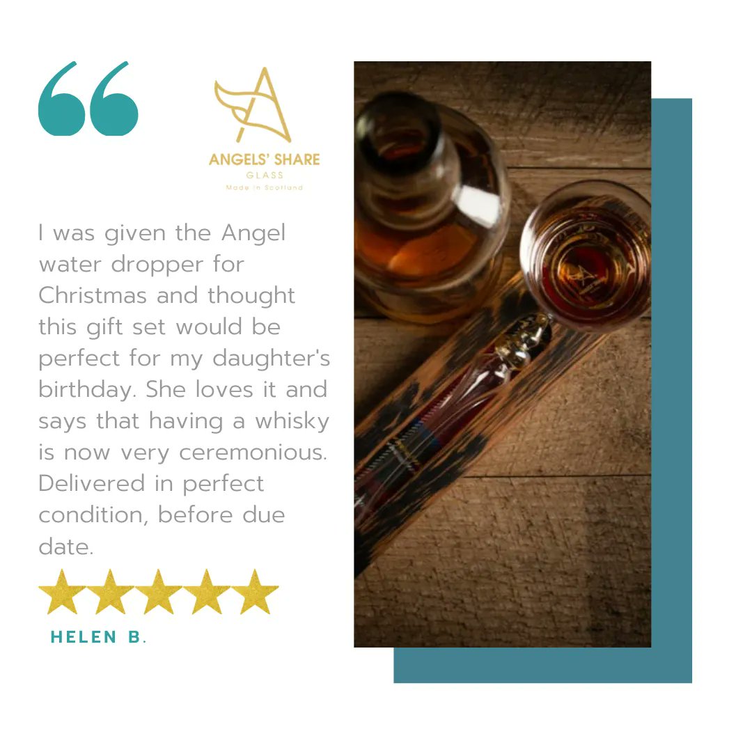 angelshareglass's tweet photo. Just a little review for your feed!🤩
Thank you so much for these lovely reviews, we love reading your opinions about our products!
#whiskytastingset #whiskyset #whiskylover #stave #tastingset #glasslover #glassware #scottish #review #scottishproducts #scottishgiftware https://t.co/NIGVVVQytL