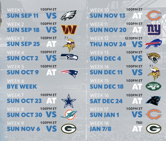 drSpeckNFL's tweet photo. People need to start being realistic about the #Lions this season. Look at the opponent list. We’re a talented team - winning 10 games is VERY realistic and should be expected. https://t.co/lXICPq9Kkt