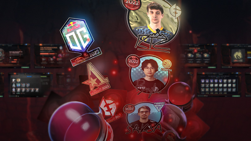Today we are releasing a new feature of the 2022 Battle Pass to celebrate and support the teams: Team and Player Autograph Sticker Capsules. dota2.com/newsentry/5376…