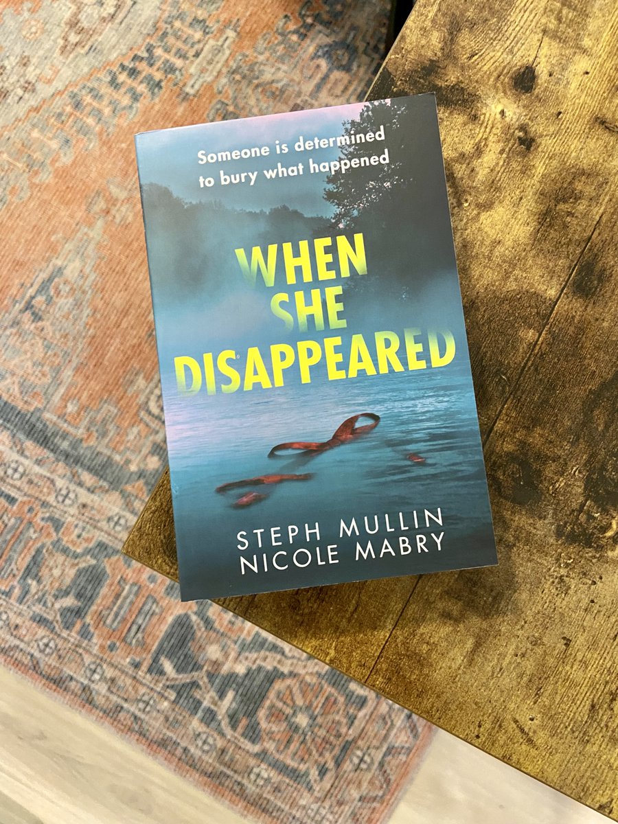 In a town where everyone knows everyone, the killer is certain to be close to home. But the question is: How close? #WhenSheDisappeared by @Steph_Mullin and @NicoleAMabry is on sale now! bit.ly/3cLXNI8