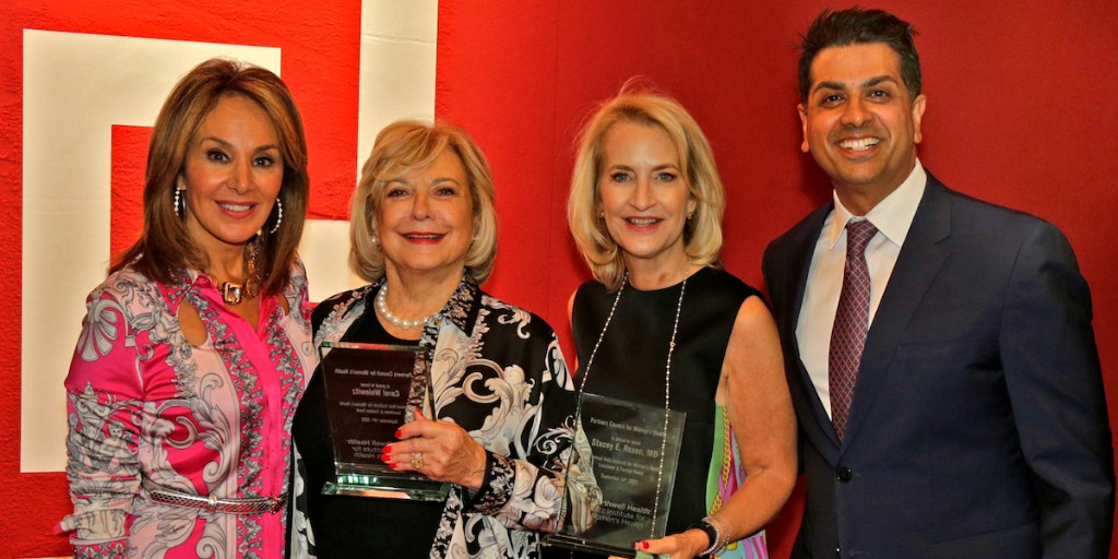 GiveToNorthwell's tweet photo. #FashionforKatz, presented by the Partners Council for Women's Health, raised more than $750K for @KatzWomensHlth! Congrats to our honorees Carol Wolowitz & @drstaceyrosen. Thank you @Versace, @AmericanaShops, #LawrenceScottEvents, @rosannascotto & @drneiltanna for your support! https://t.co/jyZGdAQUro