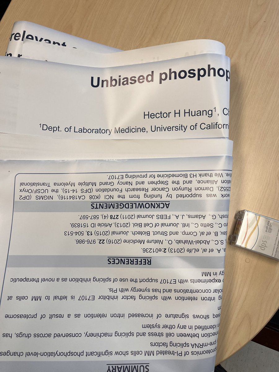 apwiita's tweet photo. Can’t believe it took this long
Tossing a poster from #ASH2019 hanging outside the lab for 3 yrs, since we finally went to an in person conference and printed a new one to replace it.
I can’t be only one w this experience right? https://t.co/ZGVyWpwu25