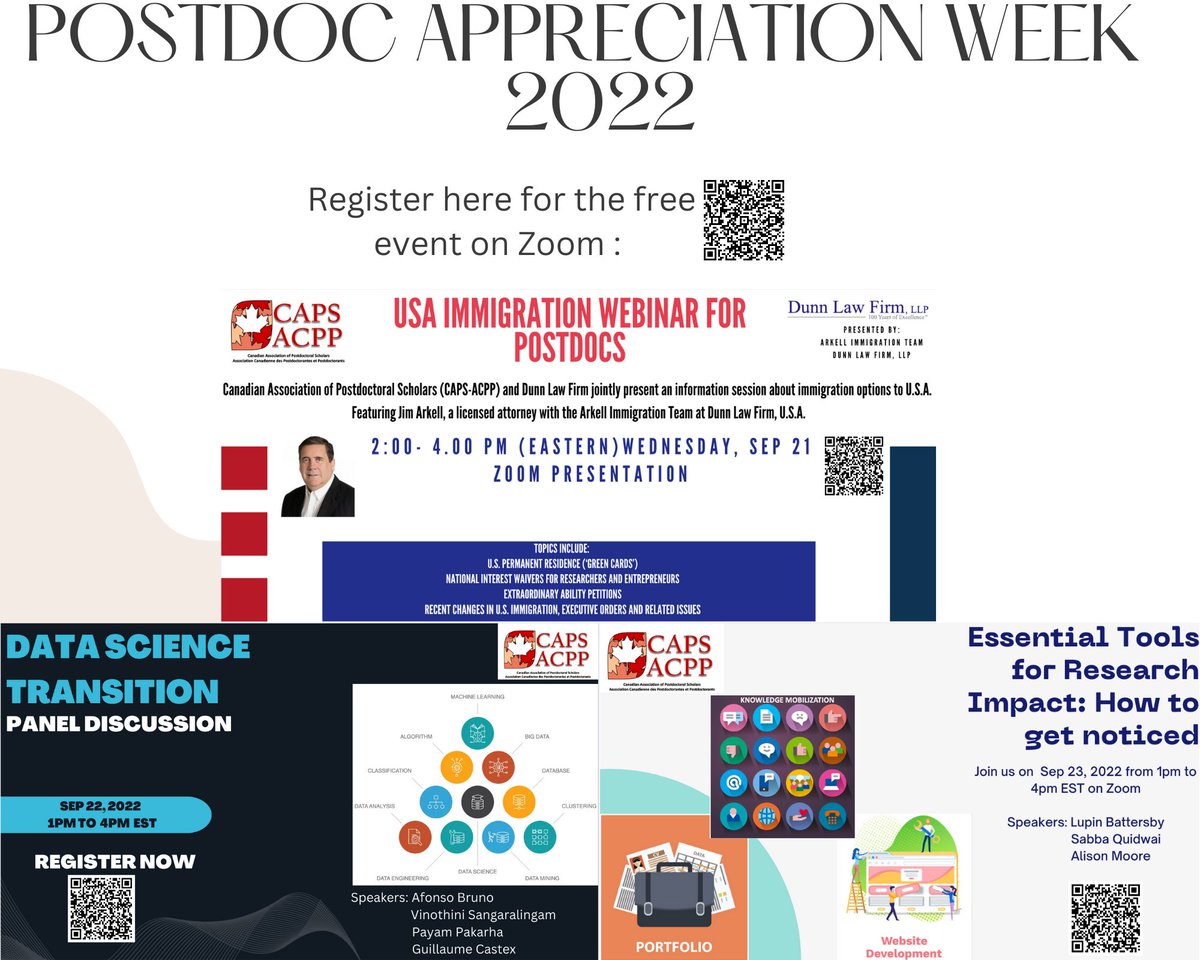 Register here to attend all our free #PostdocAppreciationWeek 2022 events!! Let us all join hands in appreciating and celebrating all the hard work done by our #postdocs! We would love to see you there!!