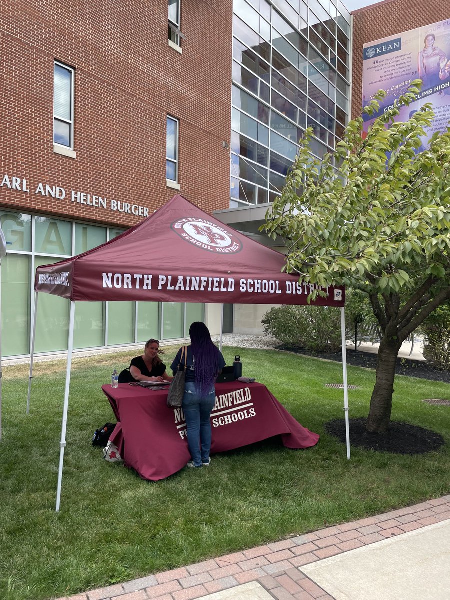 Kean University Job Fair! ⁦@nplain_schools⁩ ⁦@NPSD_EastEnd⁩ ⁦@NPSD_StonyBrook⁩ ⁦@NPSD_WestEnd⁩ ⁦<a href="/NPSD_MS/">NPSD_MS</a>⁩ ⁦<a href="/NPHS_Canucks/">North Plainfield HS</a>⁩