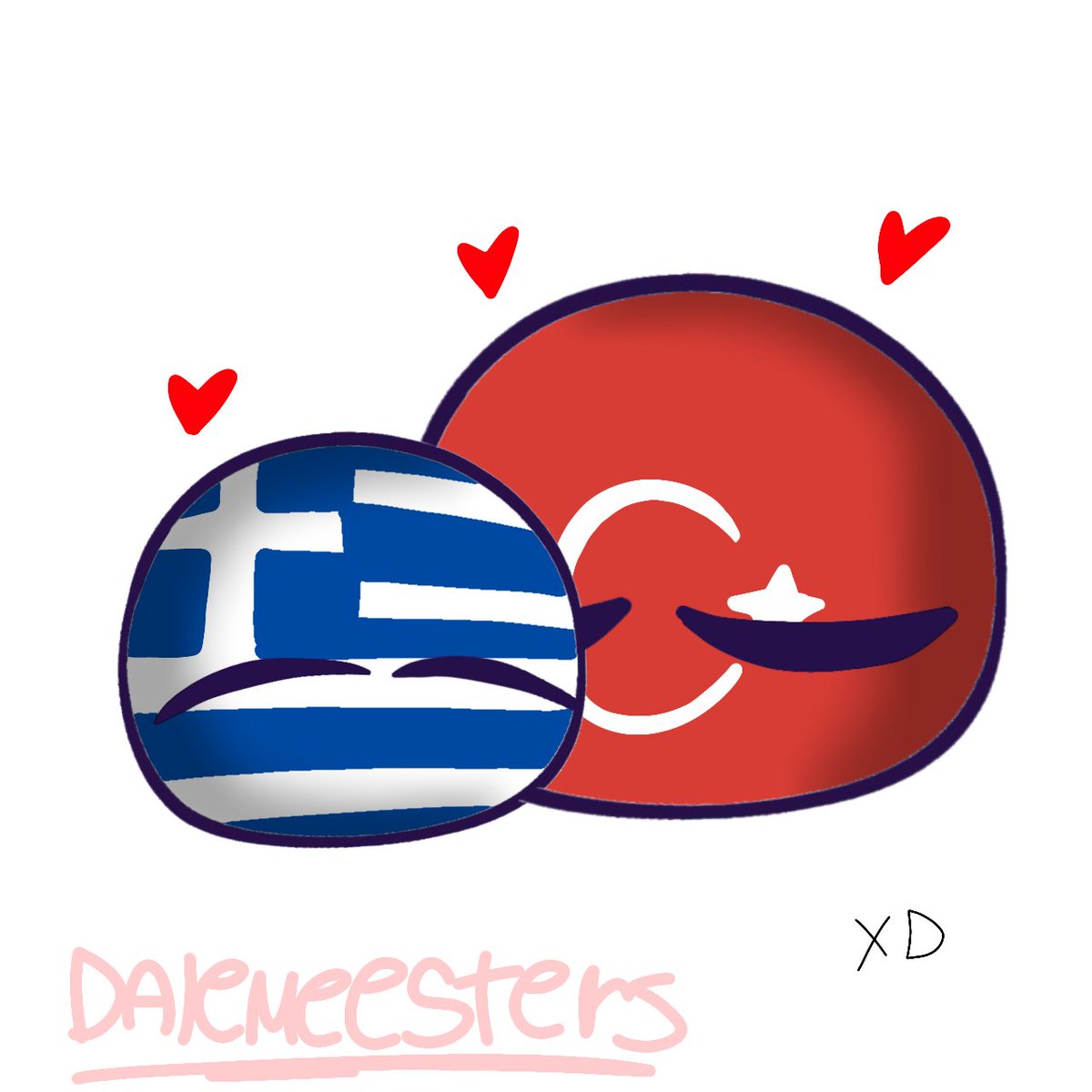 dalemeeasters's tweet photo. Para no estar inactiva hice este dibujo de Turquía x Grecia🤨, esq no se q dibujar estoy pensando en hacer rule de mi propio país .-.

2/2 imagen cursed XD 
. 
. 
. 
#countryballs #ship #uwu #turquia #grecia #yo #cursed #whatsapp #Amogus https://t.co/OPm0eRMEHF