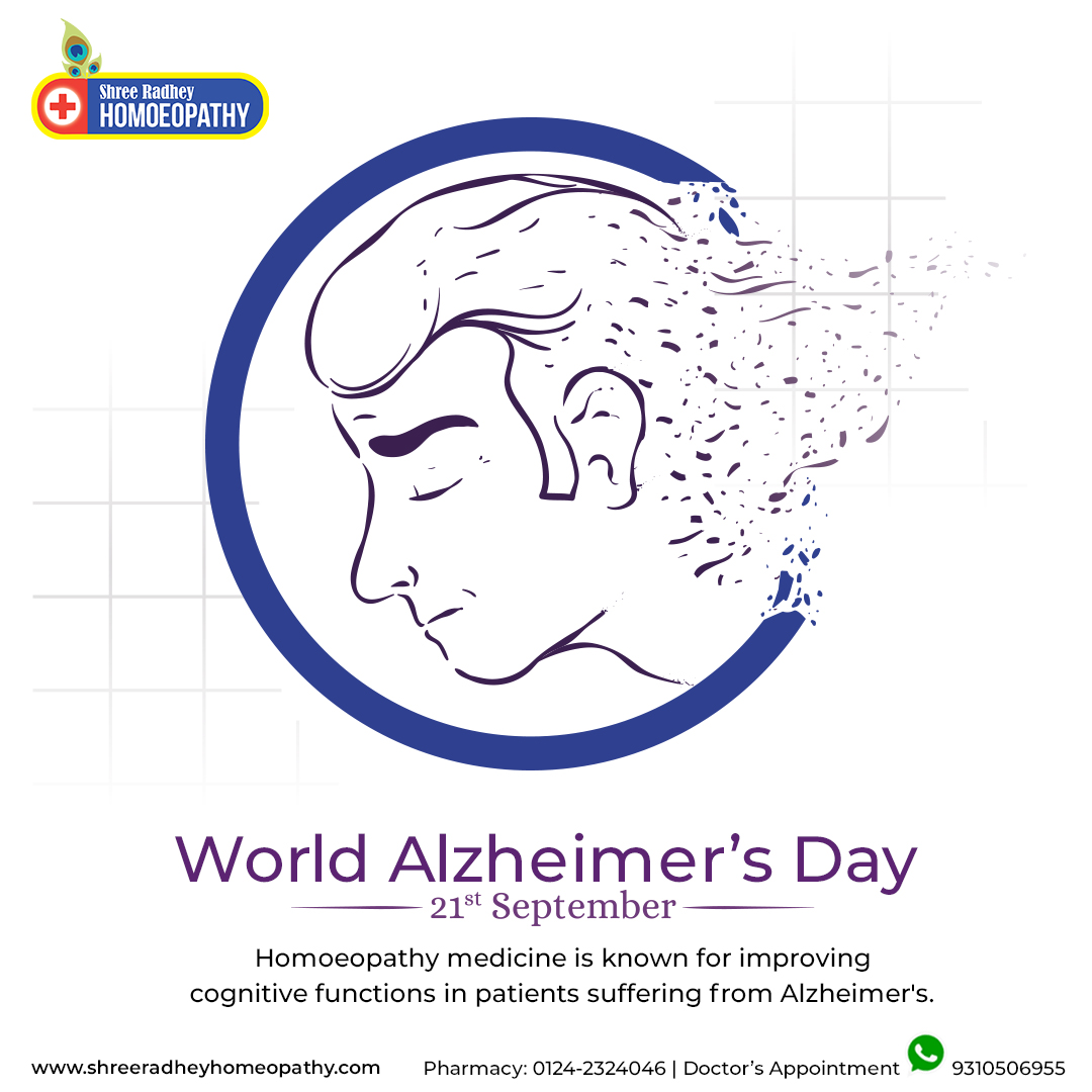 ShreeRadheyHom1's tweet photo. Homoeopathy provides positive results for patients suffering from Alzheimer's disease. It removes all signs and symptoms of the disorder through its holistic healing touch.
Visit Us - https://t.co/slwIjJKUaO
Mail ID - medhawigarg@gmail.com 
Contact Number - +91-8586893661 https://t.co/xGNwX3HDHf