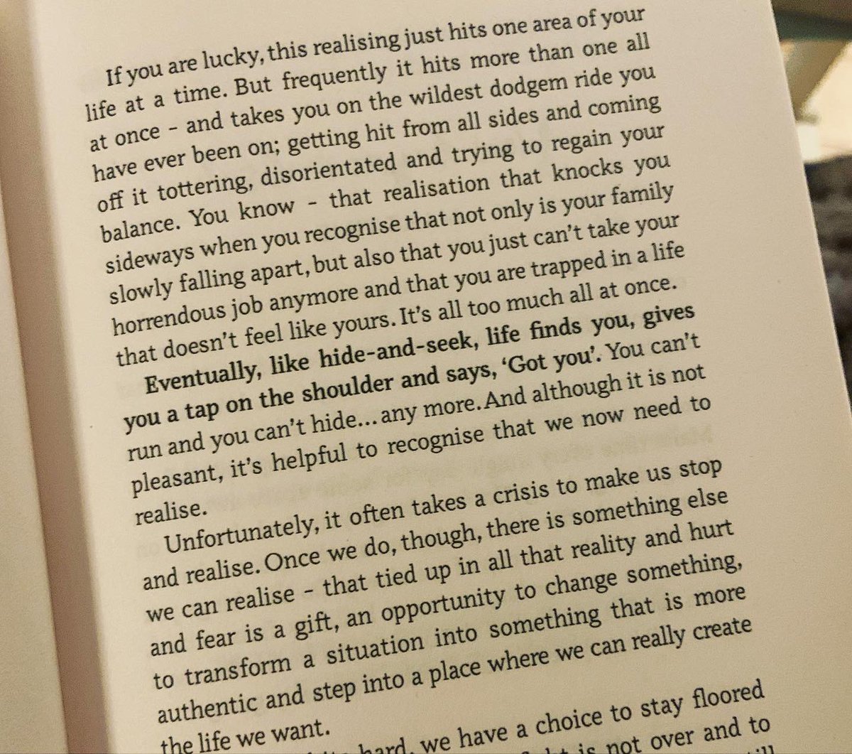 DrRadhaModgil's tweet photo. Tapping into that place of wisdom inside you that just knows something is not right and needs to be addressed requires us to Realise

Without it, we remain lost .. but we so often stay stuck in denial 

So how exactly do you ‘realise’? 

📖💫

#KnowYourOwnPower @YellowKiteBooks https://t.co/9Za1Pe8YkC