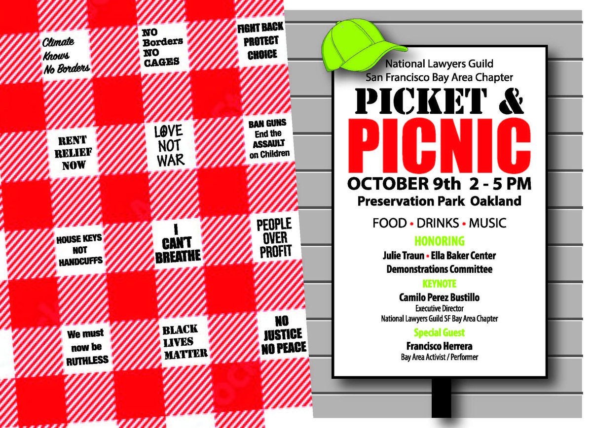 Register now for our Picket and Picnic event on Oct. 9 2-5pm at Preservation Park Oakland.
Registration: bit.ly/picketandpicni…
To purchase journal ads: bit.ly/2022-NLG-Journ…