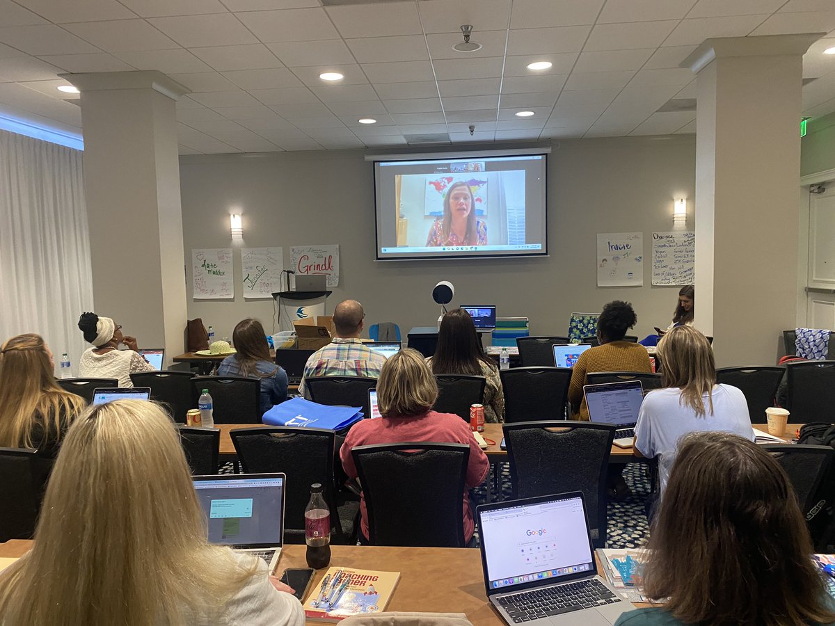 mumms's tweet photo. @NikoleBlanch19 is in the house!  Thanks for sharing your #ISTE with #ALTIC at #ALET https://t.co/5ES4RHCyLk