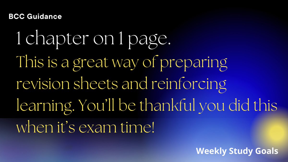 BCC_Guidance's tweet photo. #BCCguidance #believe #achieve #leavingcert #juniorcycle #selfmotivation #LeavingCert2023 #weeklystudygoals https://t.co/hC0eaj2IUG