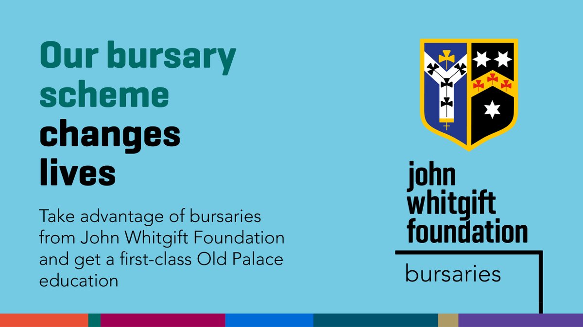 JohnWhitgiftFdn's tweet photo. The Old Palace School bursary scheme supported by the John Whitgift Foundation is an income-related fee reduction, making a quality education accessible to girls from all backgrounds. Find out more and how you can apply here: https://t.co/PGF1CKG5EP
#CaringForCroydon #Education https://t.co/Eo4GgR6zel