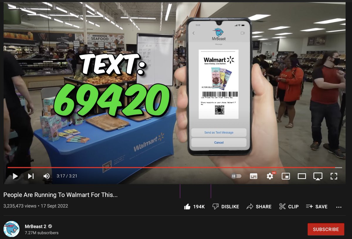 Mrwhosetheboss's tweet photo. He actually did it, he now owns the phone number "69420" 😂

Congrats @MrBeast I know how much that meant to you https://t.co/dQgowg0Obj