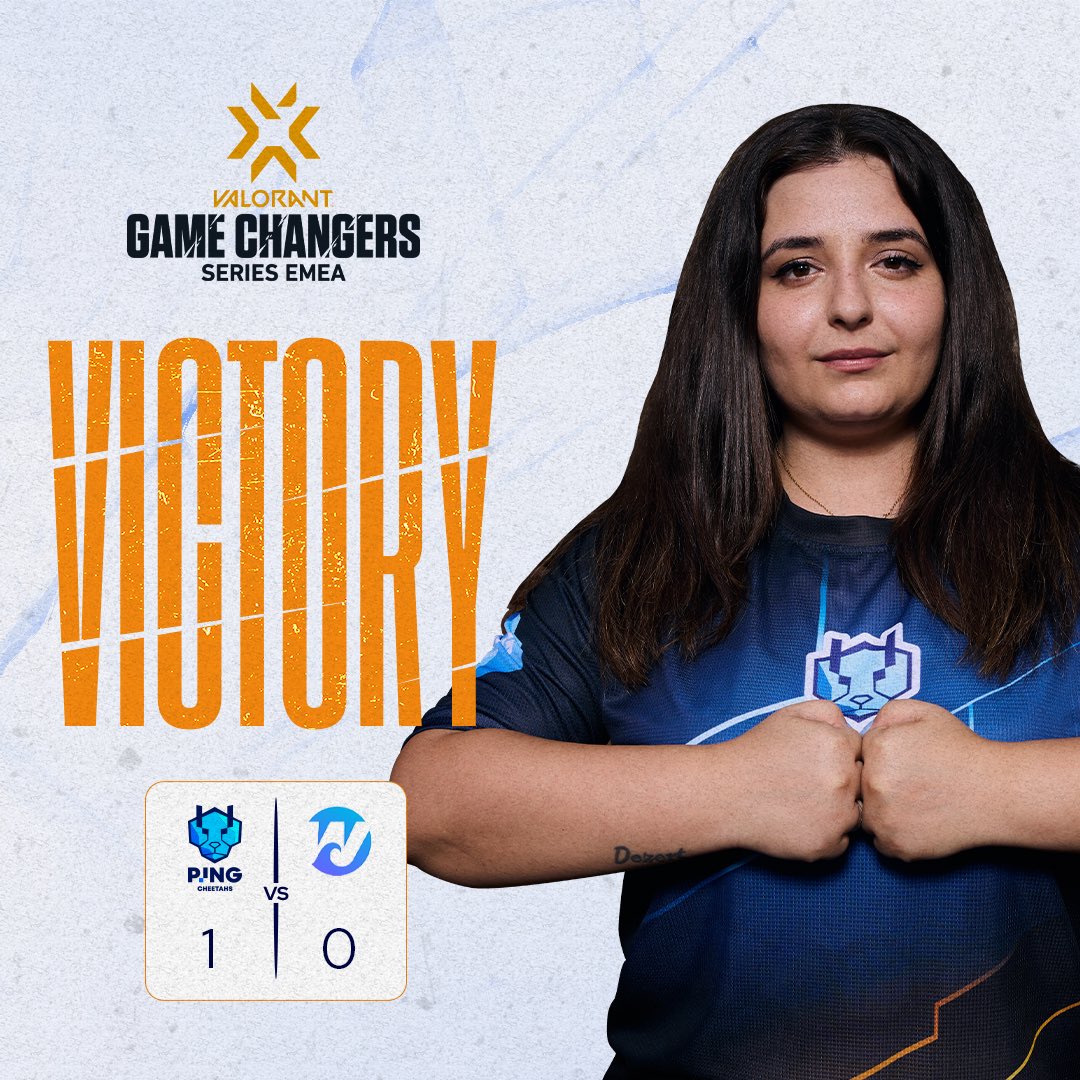 pingespor's tweet photo. #VCTGameChangers da günün ikinci maçını rakibimiz @waveaut a karşı 13-11 kazanıyoruz. 🔥🐆
@pingespor 13 - 11 @waveaut GGWP
In #VCTGameChangers we win the second match of the day against our opponent @waveaut 13-11. 🔥🐆
#PINGISHERE #PINGWIN #FORZACHEETAHS https://t.co/Ref6ZhhUyj